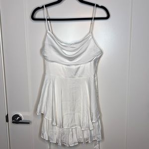 Hello Molly white romper